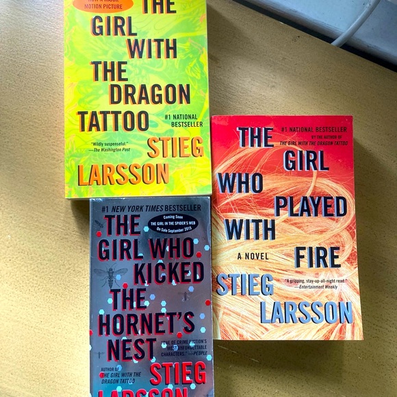 Other - 40% OFF! Stieg Larsson Millenium Trilogy Paperbacks - EUC!